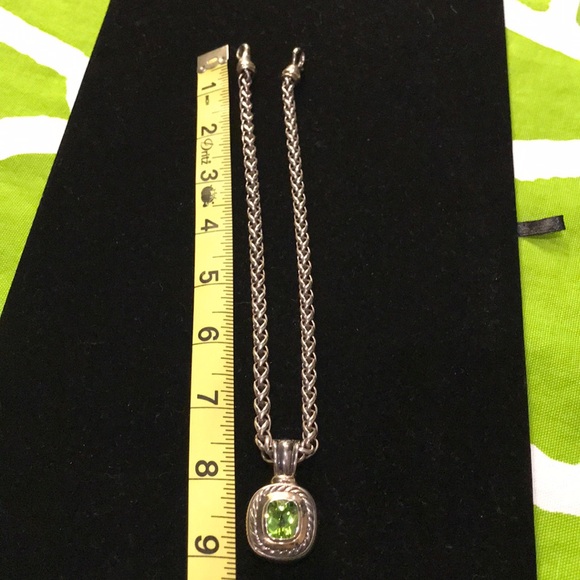 David Yurman Jewelry - David Yurman Necklace and Peridot Pendant